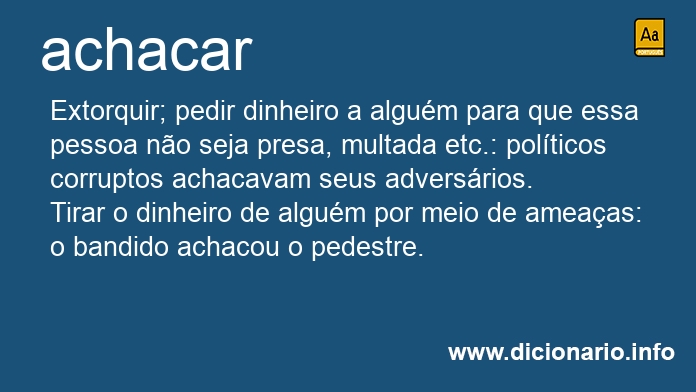 Significado de achaco