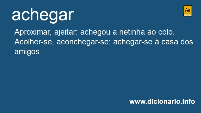 Significado de achegavam