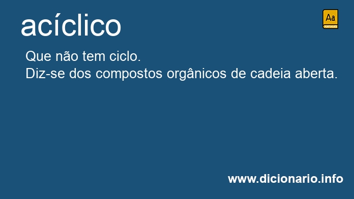 Significado de acclica