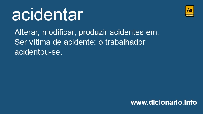 Significado de acidentais