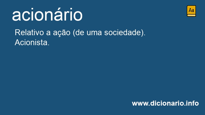 Significado de acion�ria