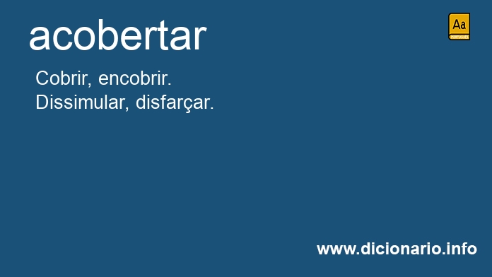 Significado de acobertveis