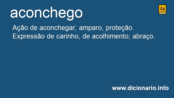Significado de aconchegos