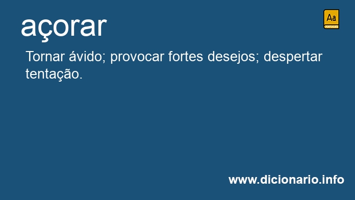 Significado de aoram