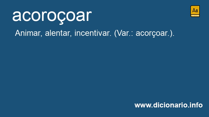 Significado de acorooa