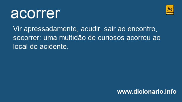 Significado de acorrerei