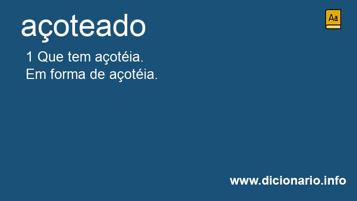 Significado de aoteado