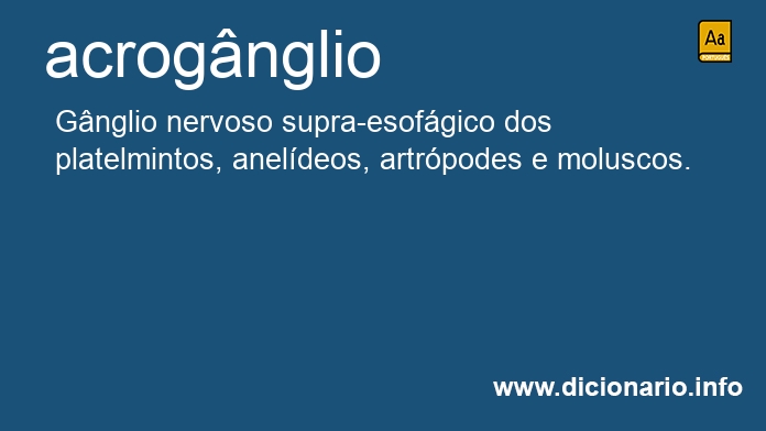 Significado de acrognglio