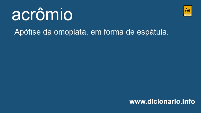 Significado de acrmio