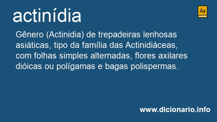 Significado de actindia