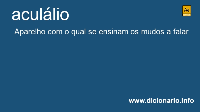Significado de acullio