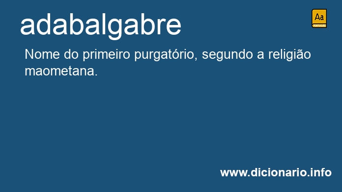 Significado de adabalgabre