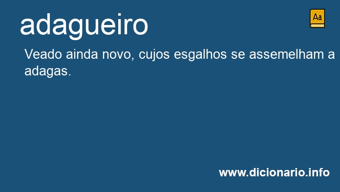 Significado de adagueiro