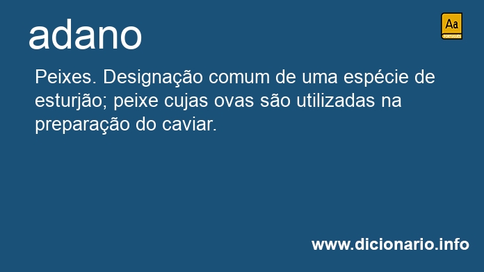Significado de adano