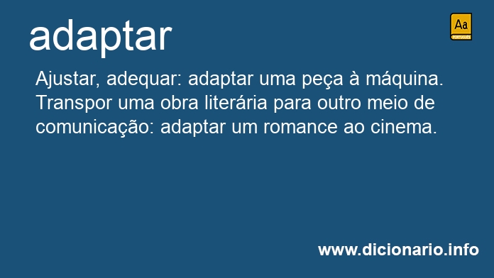 Significado de adaptam