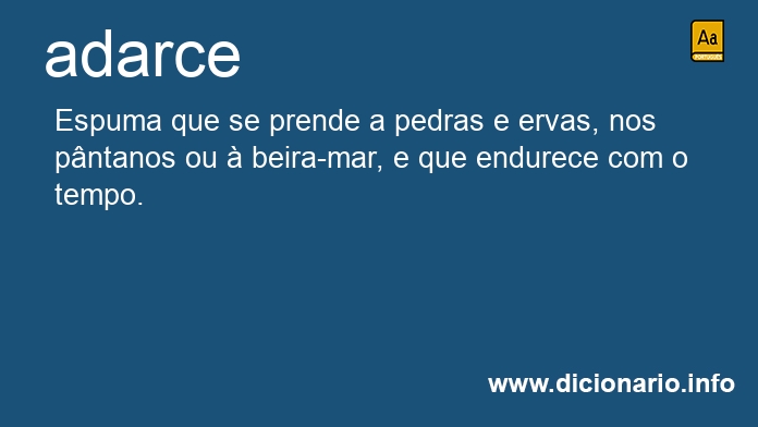 Significado de adarce