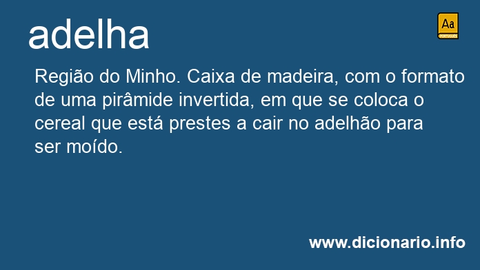 Significado de adelha