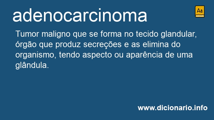 Significado de adenocarcinoma