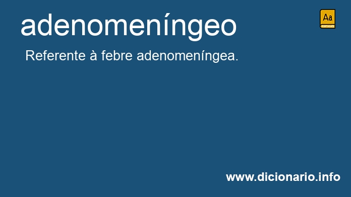 Significado de adenomenngeo