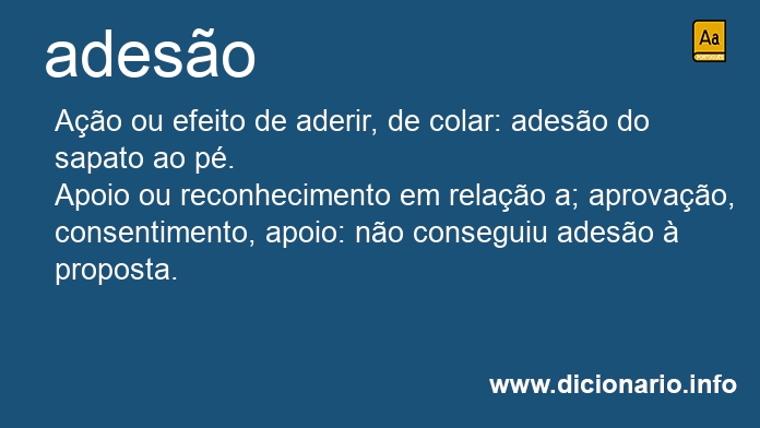 Significado de adeses