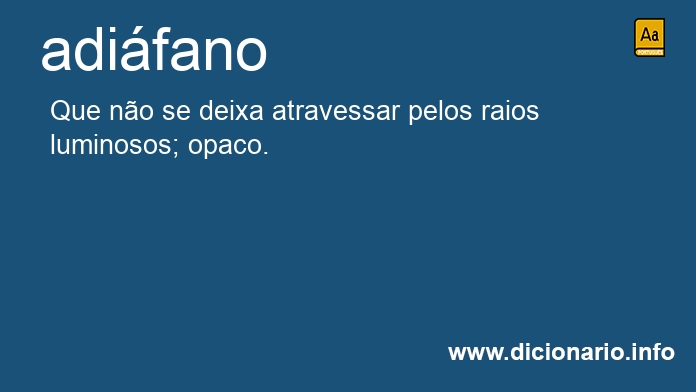 Significado de adifano