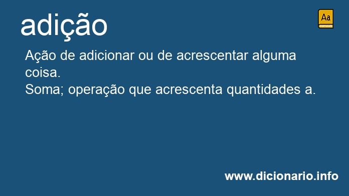 Significado de adio