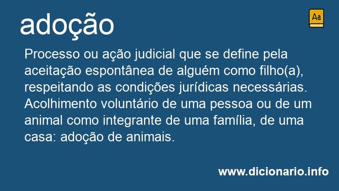 Significado de adoo