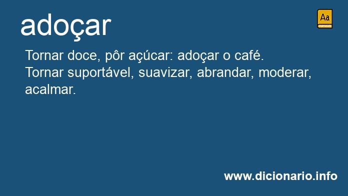 Significado de adoaste