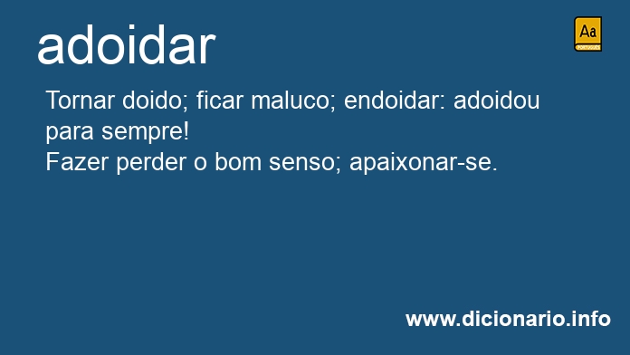 Significado de adoidam