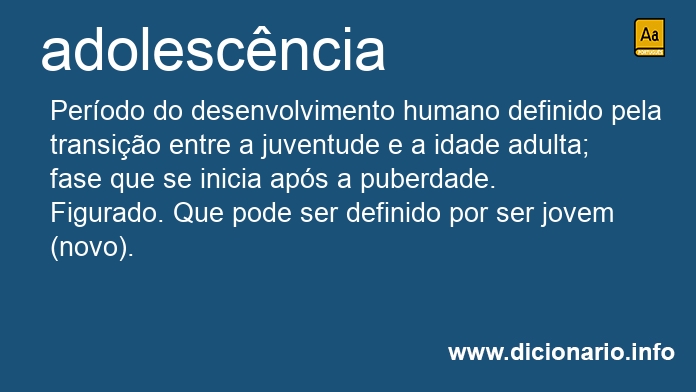 Significado de adolescncia