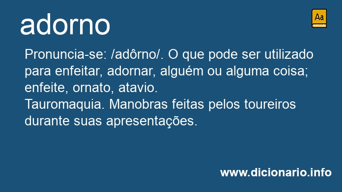 Significado de adorno