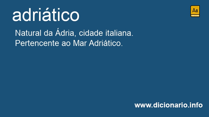 Significado de adritica