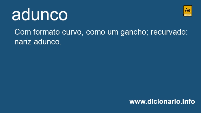 Significado de aduncos