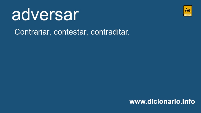 Significado de adversa