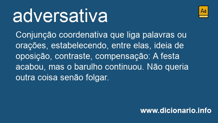 Significado de adversativas