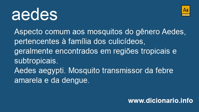 Significado de aedes