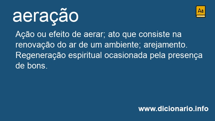 Significado de aeraes