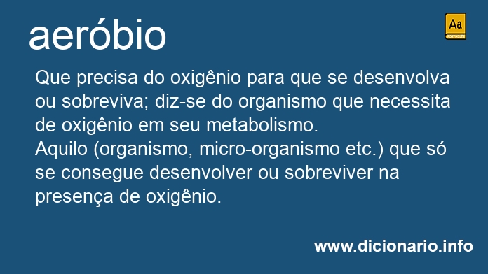 Significado de aerbio