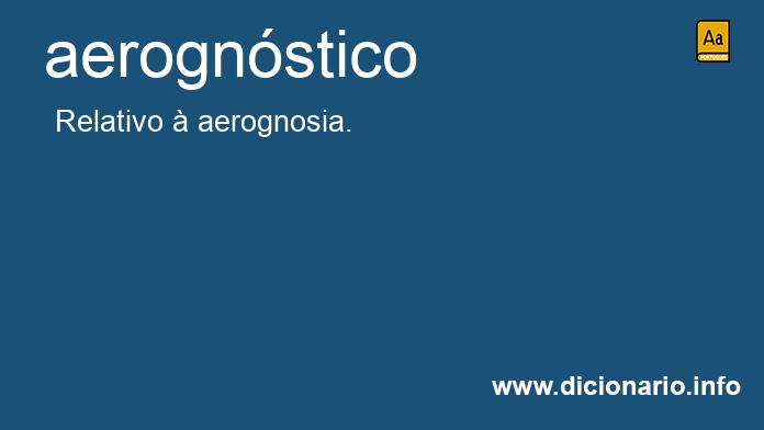 Significado de aerognstico