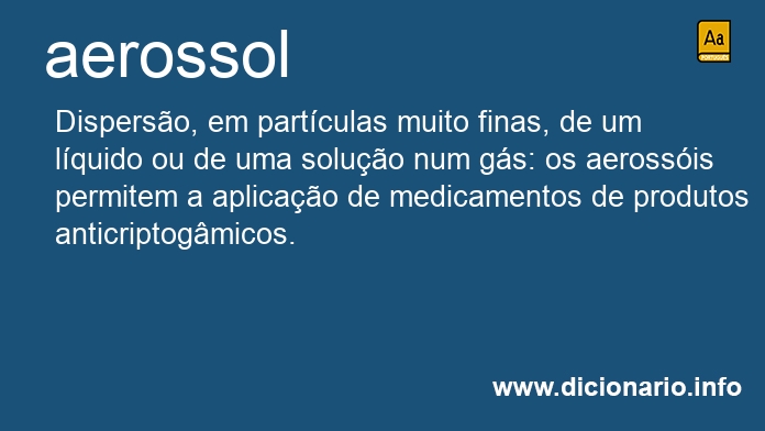 Significado de aerossis