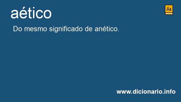 Significado de atico