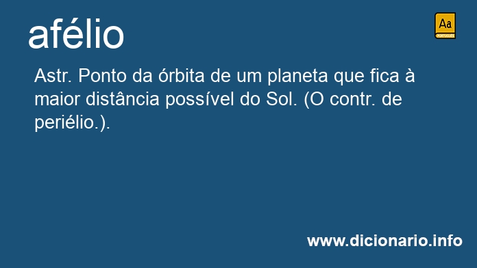 Significado de aflios