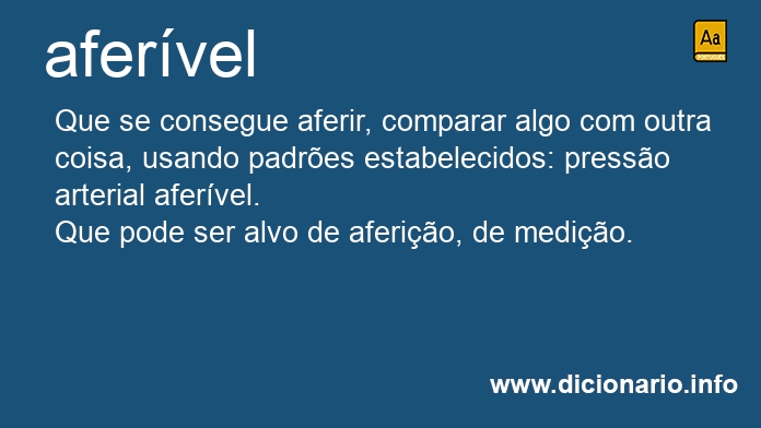 Significado de afervel