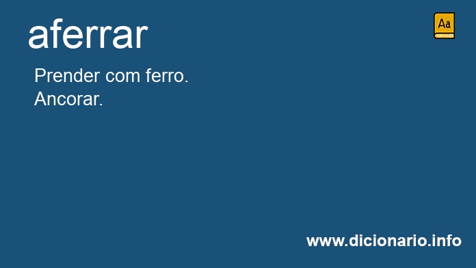 Significado de aferraro