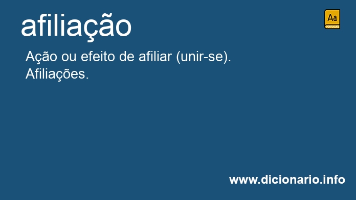 Significado de afiliao
