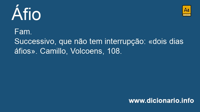 Significado de fio