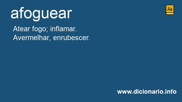 Significado de afoguearem