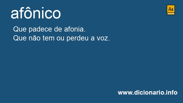 Significado de afnica