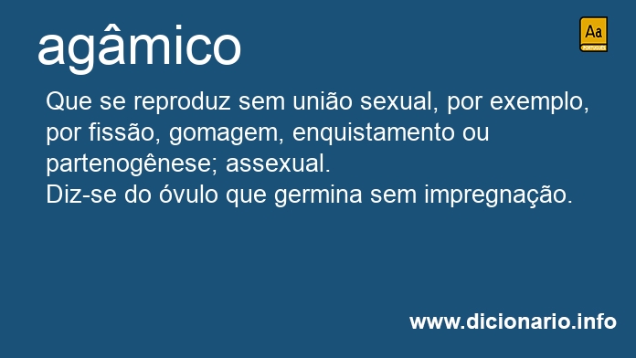 Significado de agmica