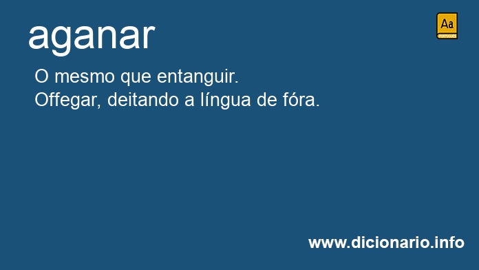Significado de aganar